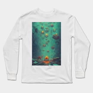 Daily Commute of the Mech Pods Long Sleeve T-Shirt